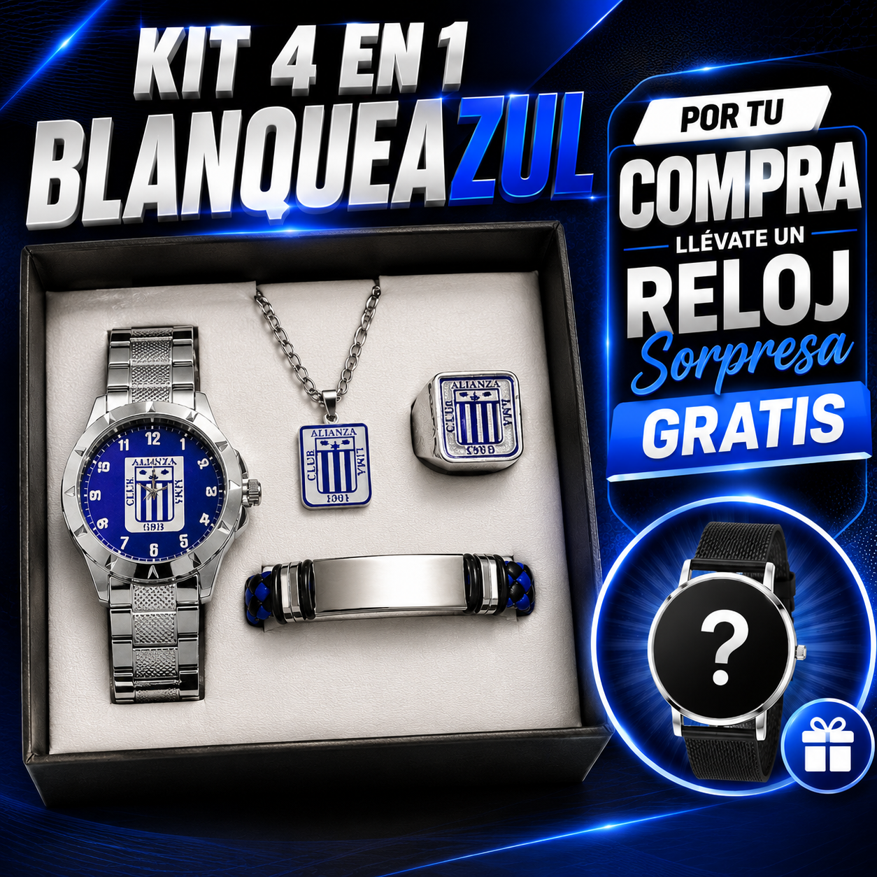 KIT 4 EN 1 ALIANZA + REGALO 🔵