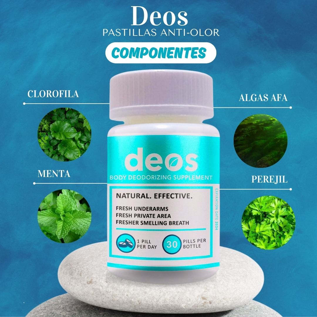 DESODORANTE NATURAL DEOS (30 CAPS)